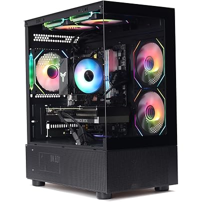 ( Amazon Returns ) Intel Core i7 12700F 5.2GHz,GeForce RTX 4060, Gaming PC 16GB, M.2 SSD 1T, B660, 6RGB Fans,Windows 11 Pro, Gamer Desktop Computer(I7 12700F| RTX 4060)